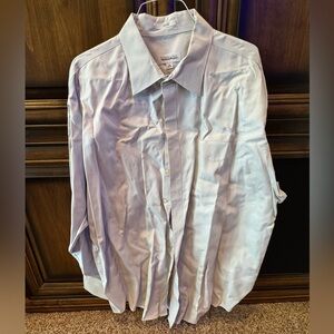 Gray and white men’s dress shirt non-iron Joseph and Feiss 19 36/37